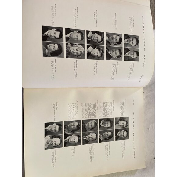 Rosemary 1936 Yearbook With Embossed Cover & Art Deco Pages - Picture 8 of 13